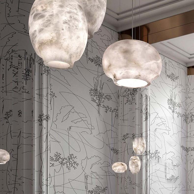 Camille Alabaster Pendant Lamp - Pre Order