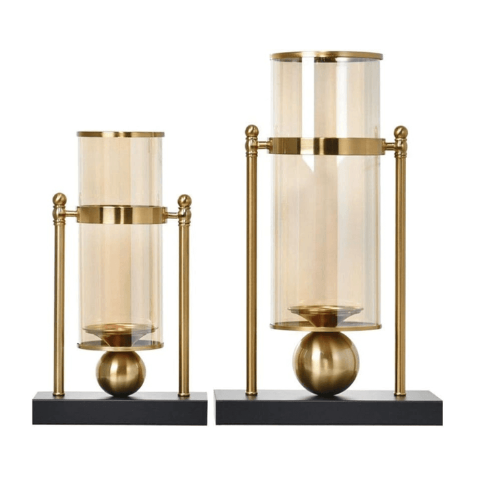 Compact candlecan-style vase for storing water and small items