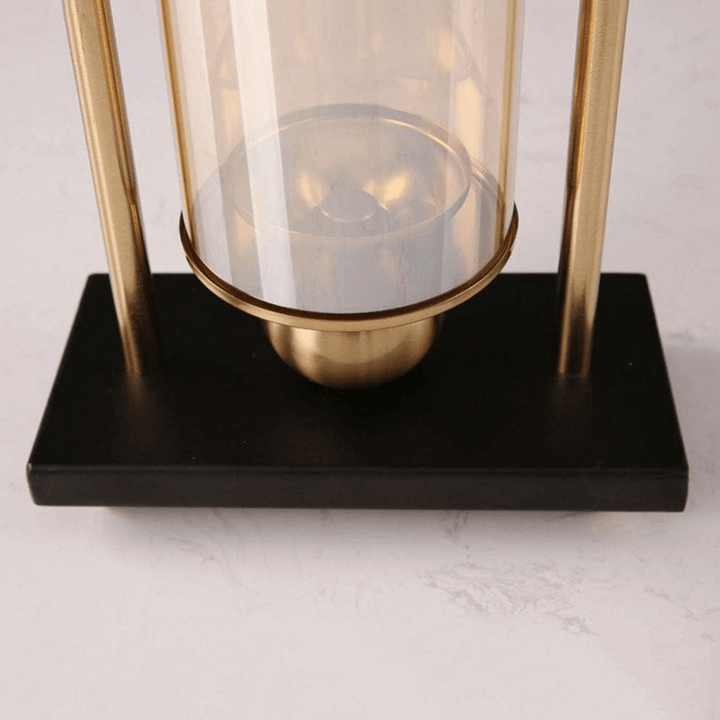 Small candlecan-style vase for water storage and compact home organization