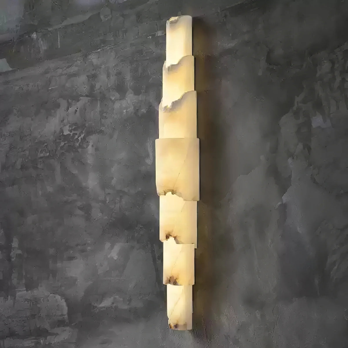 Cascading Alabaster Wall Sconce - Pre Order