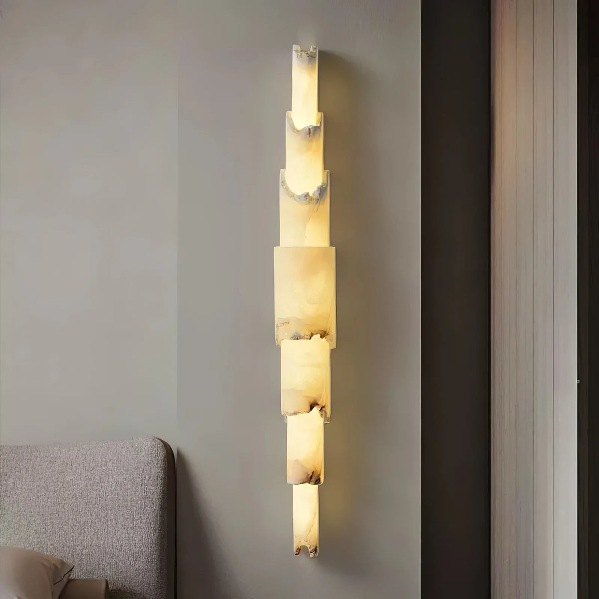 Cascading Alabaster Wall Sconce - Pre Order