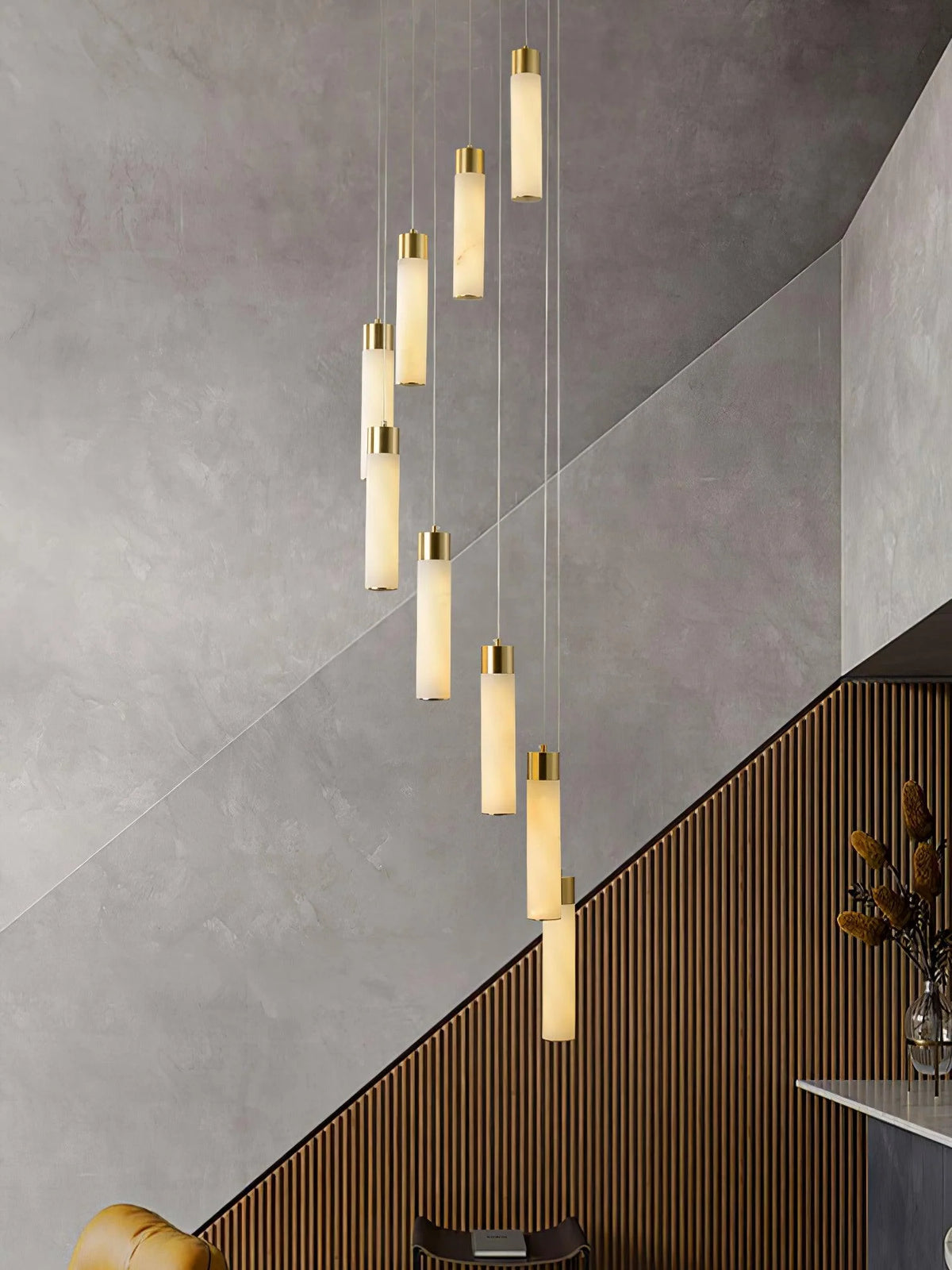 Celestial Alabaster Cascade Chandelier - Pre Order