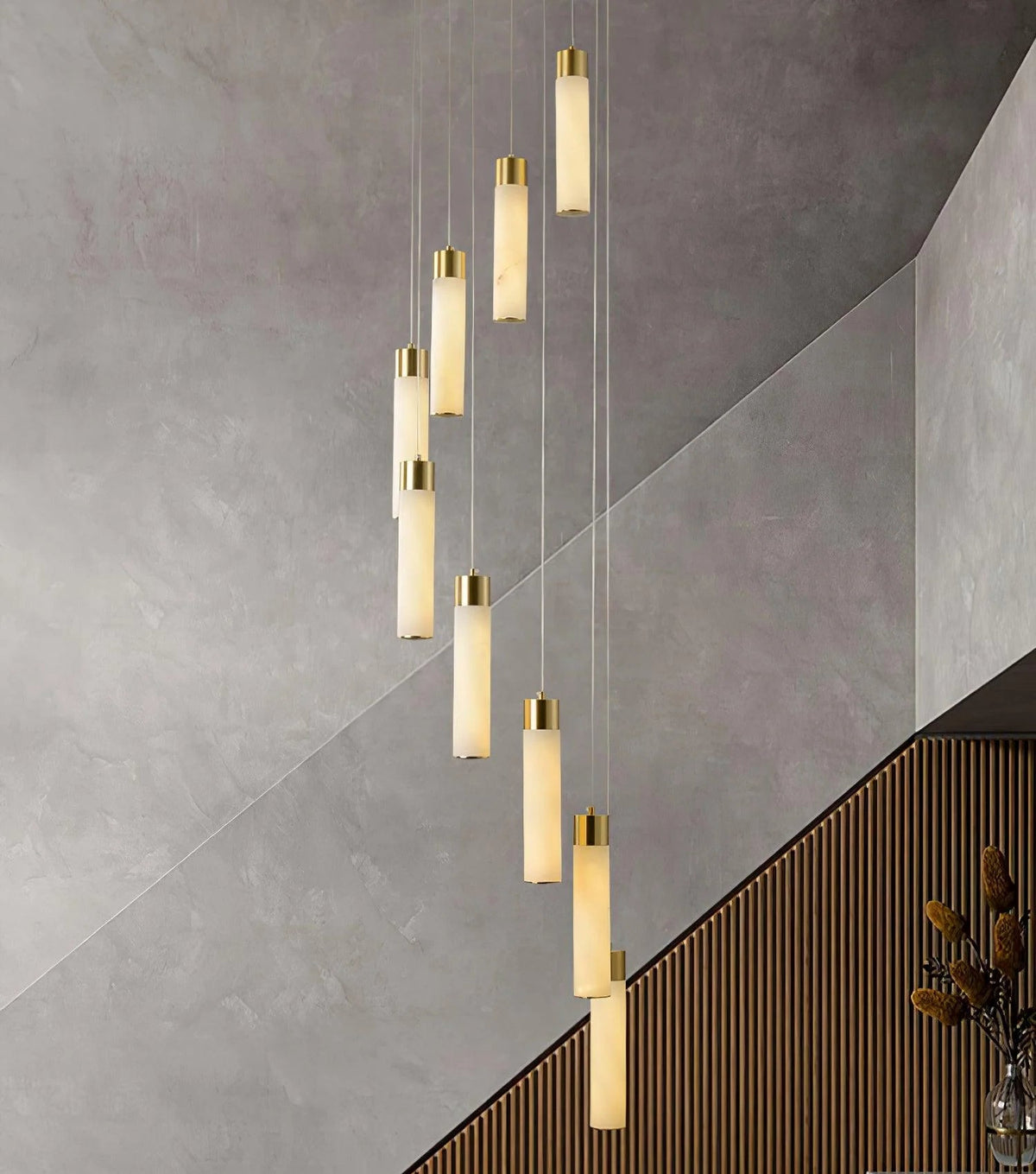 Celestial Alabaster Cascade Chandelier - Pre Order