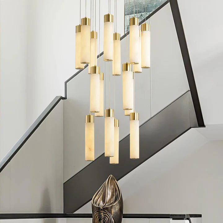 Celestial Alabaster Cascade Chandelier - Pre Order