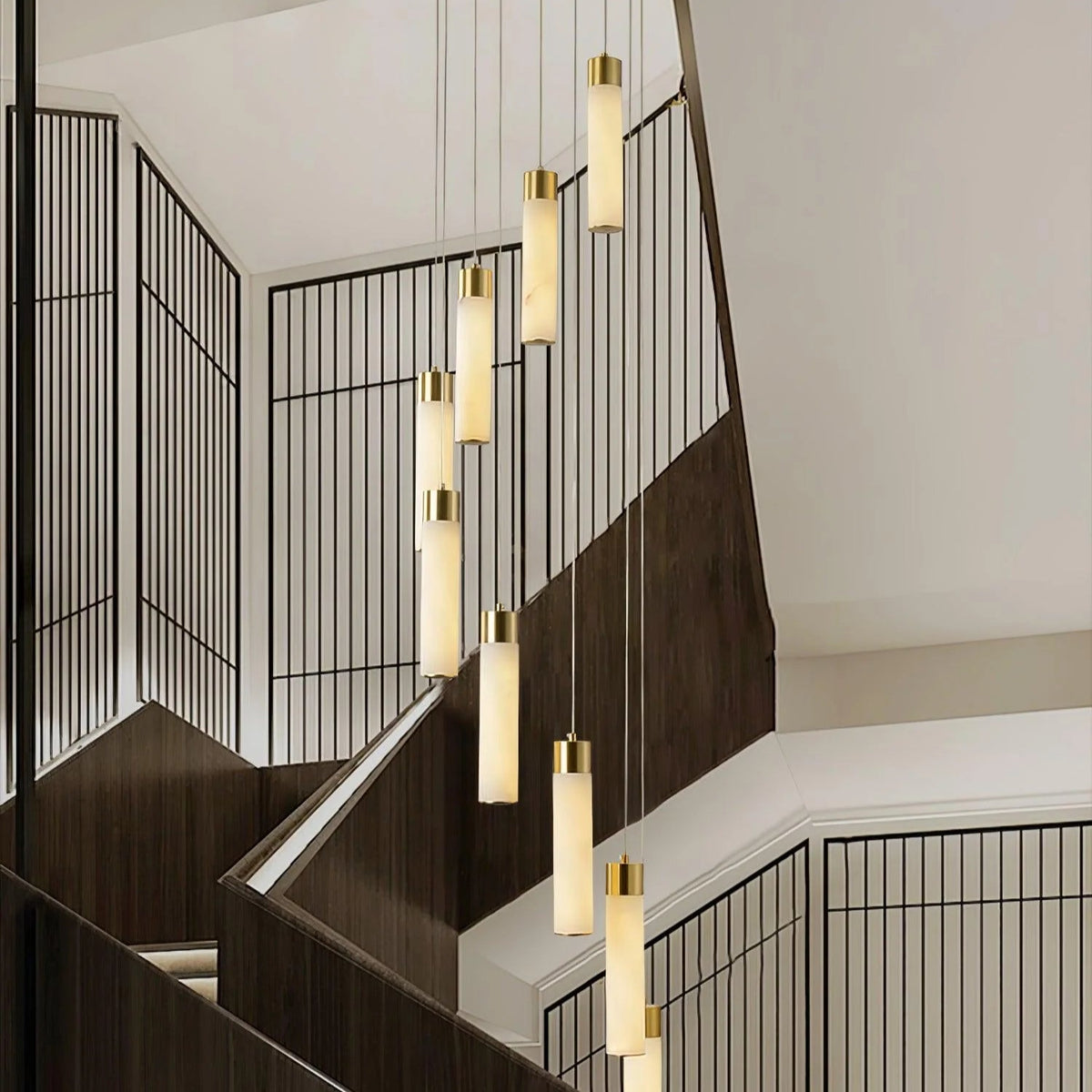 Celestial Alabaster Cascade Chandelier - Pre Order