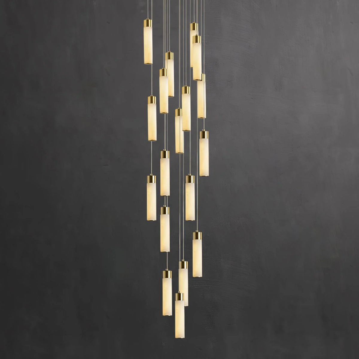 Celestial Alabaster Cascade Chandelier - Pre Order