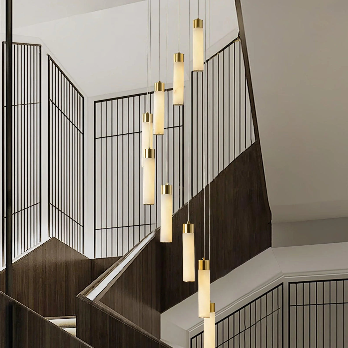 Celestial Alabaster Cascade Chandelier - Pre Order