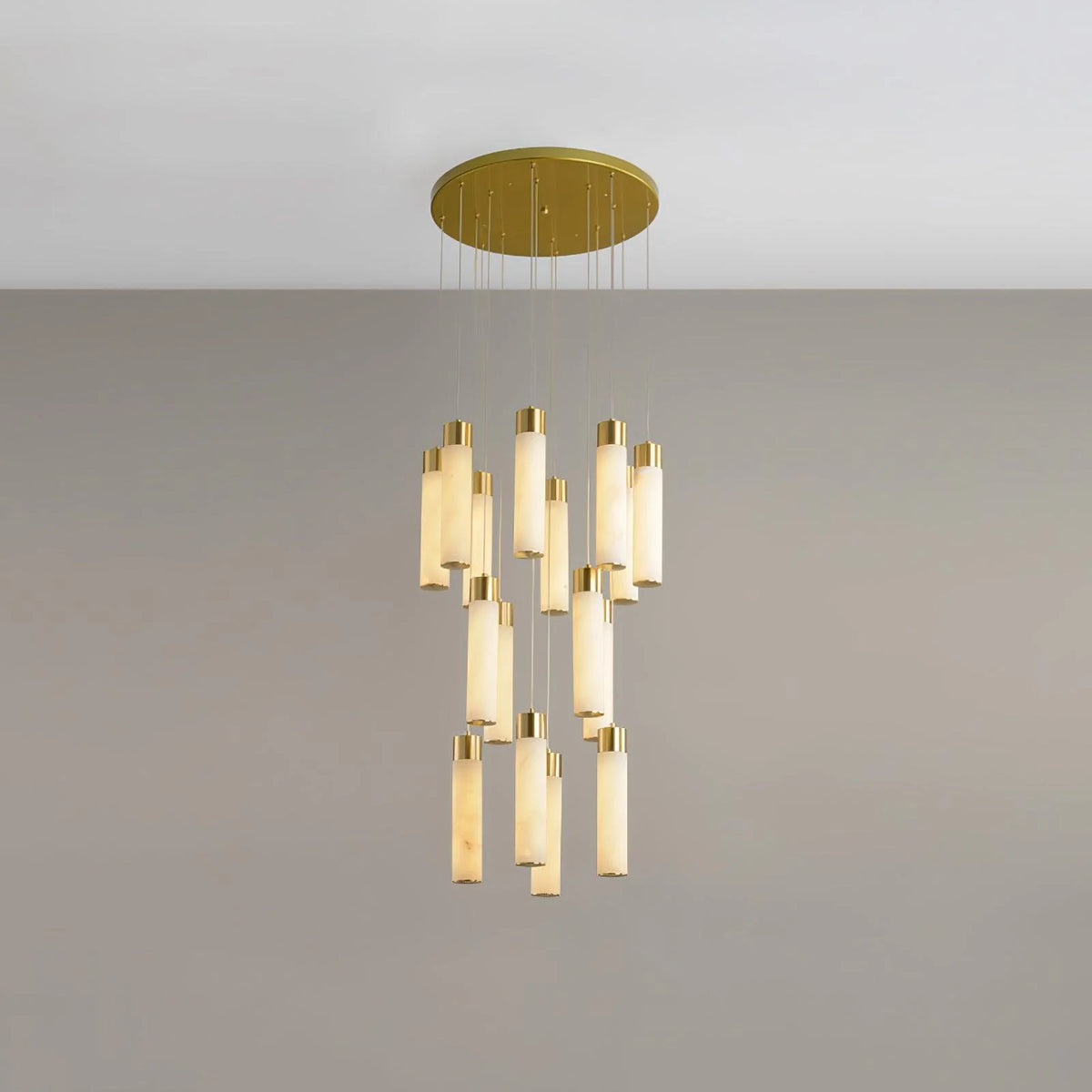 Celestial Alabaster Cascade Chandelier - Pre Order