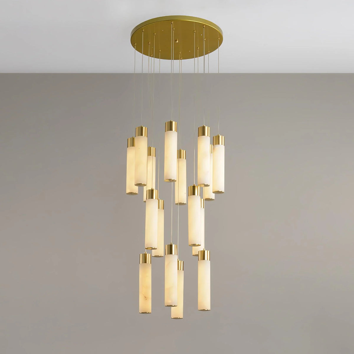 Celestial Alabaster Cascade Chandelier - Pre Order