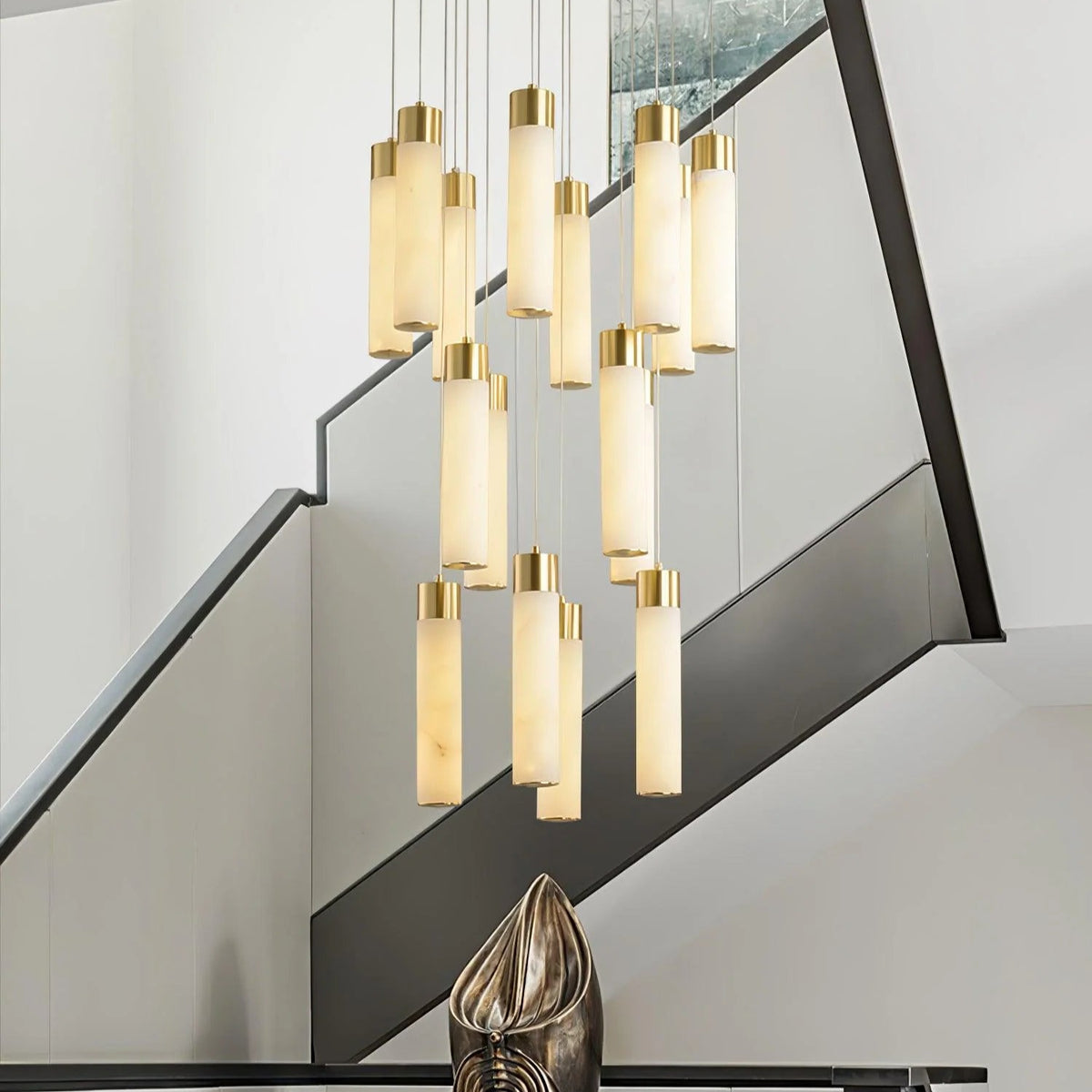 Celestial Alabaster Cascade Chandelier - Pre Order