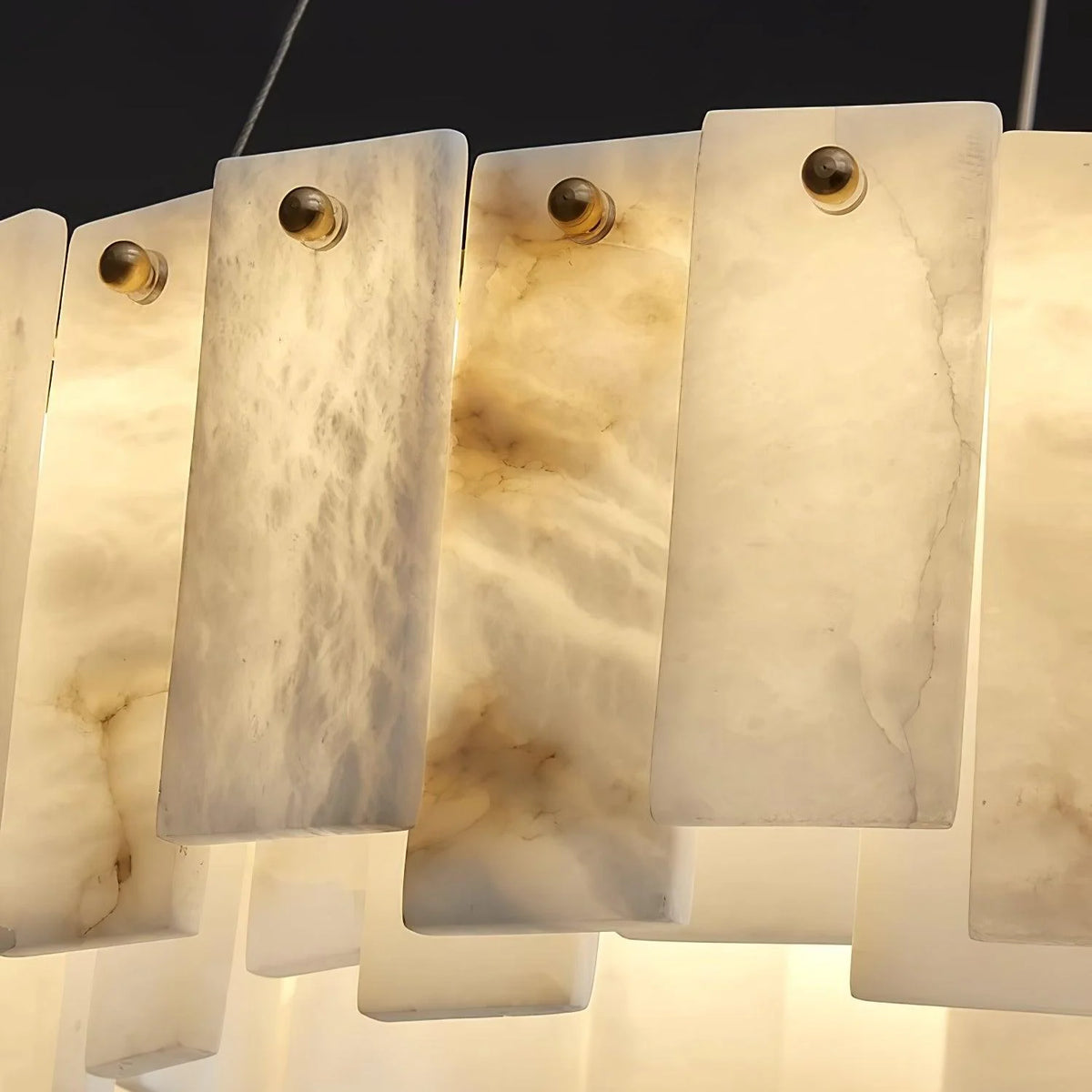 Celestial Alabaster Round Chandelier - Pre Order