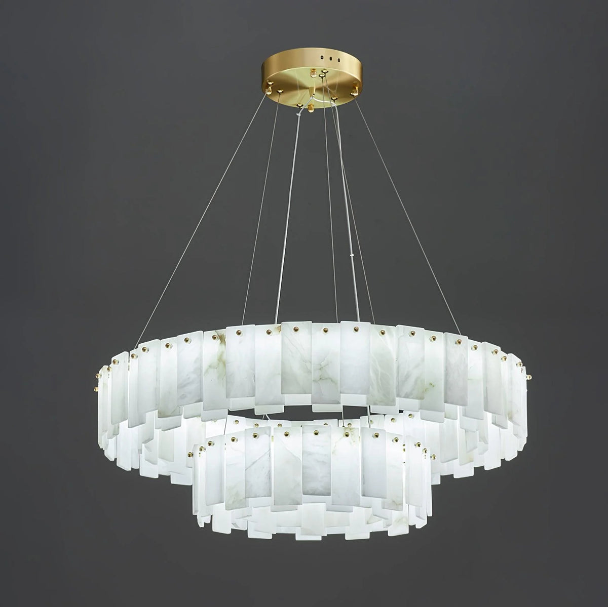 Celestial Alabaster Round Chandelier - Pre Order