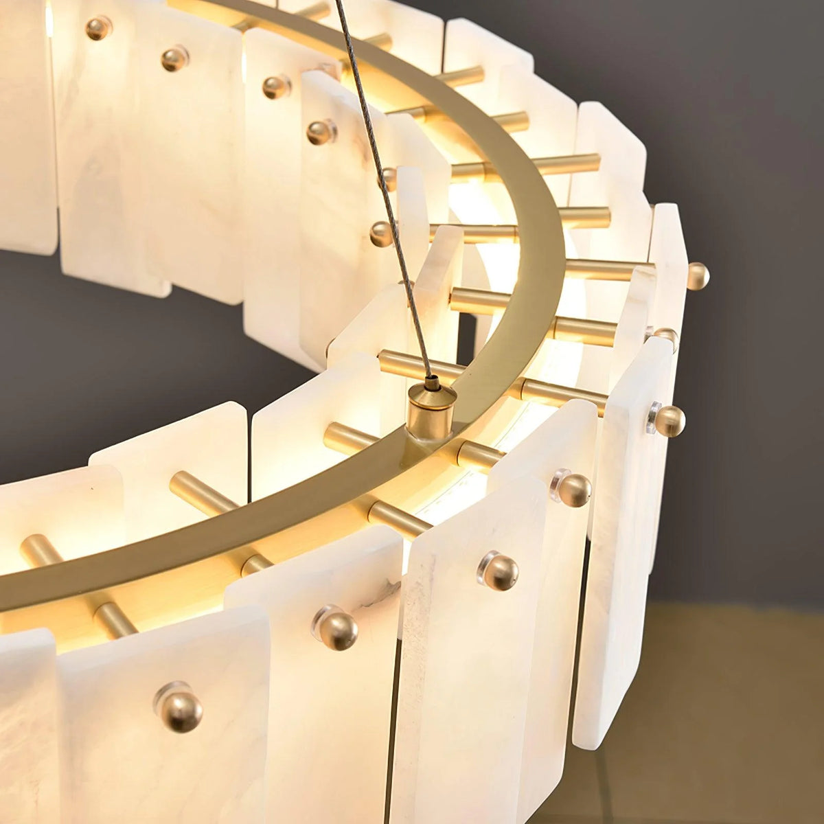 Celestial Alabaster Round Chandelier - Pre Order