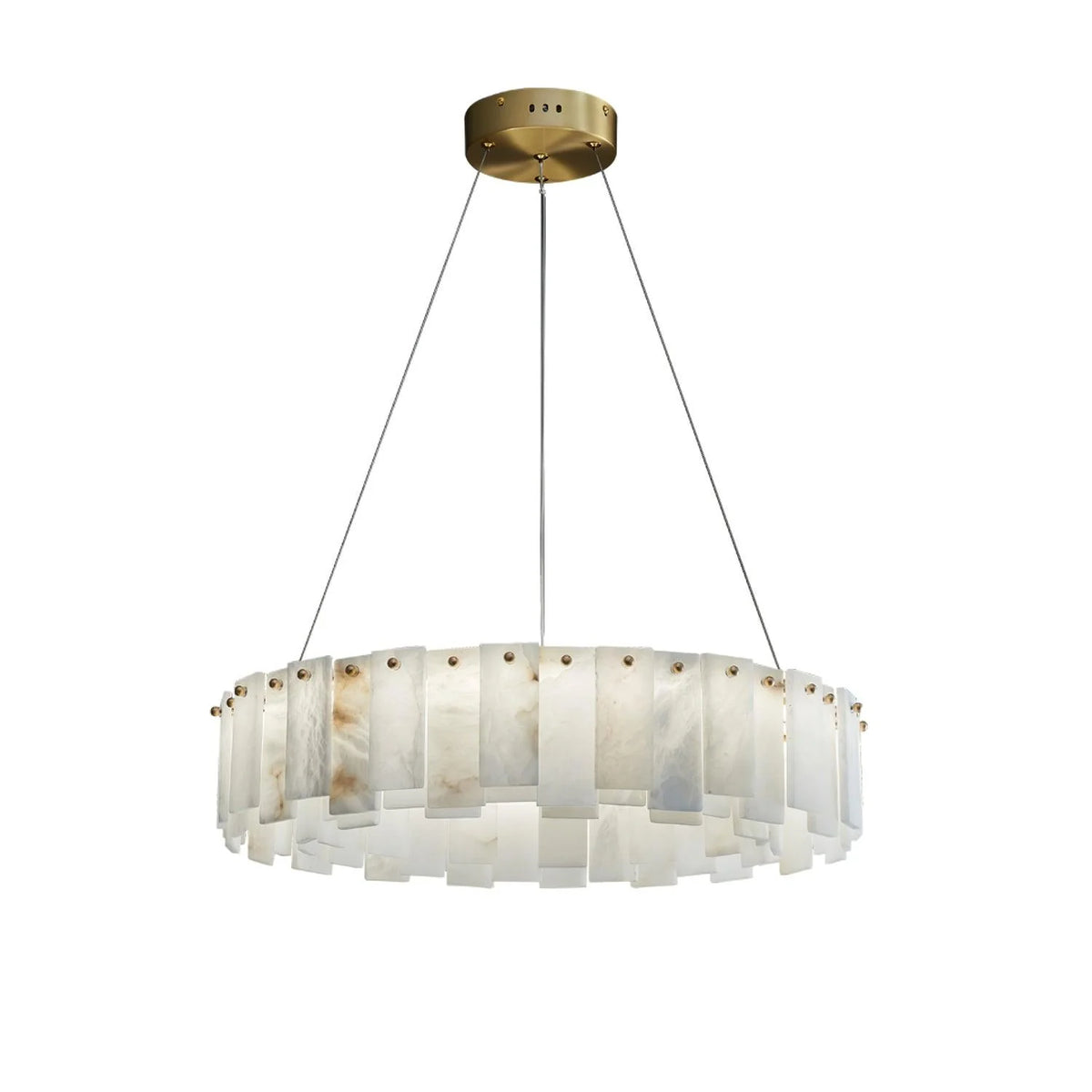 Celestial Alabaster Round Chandelier - Pre Order