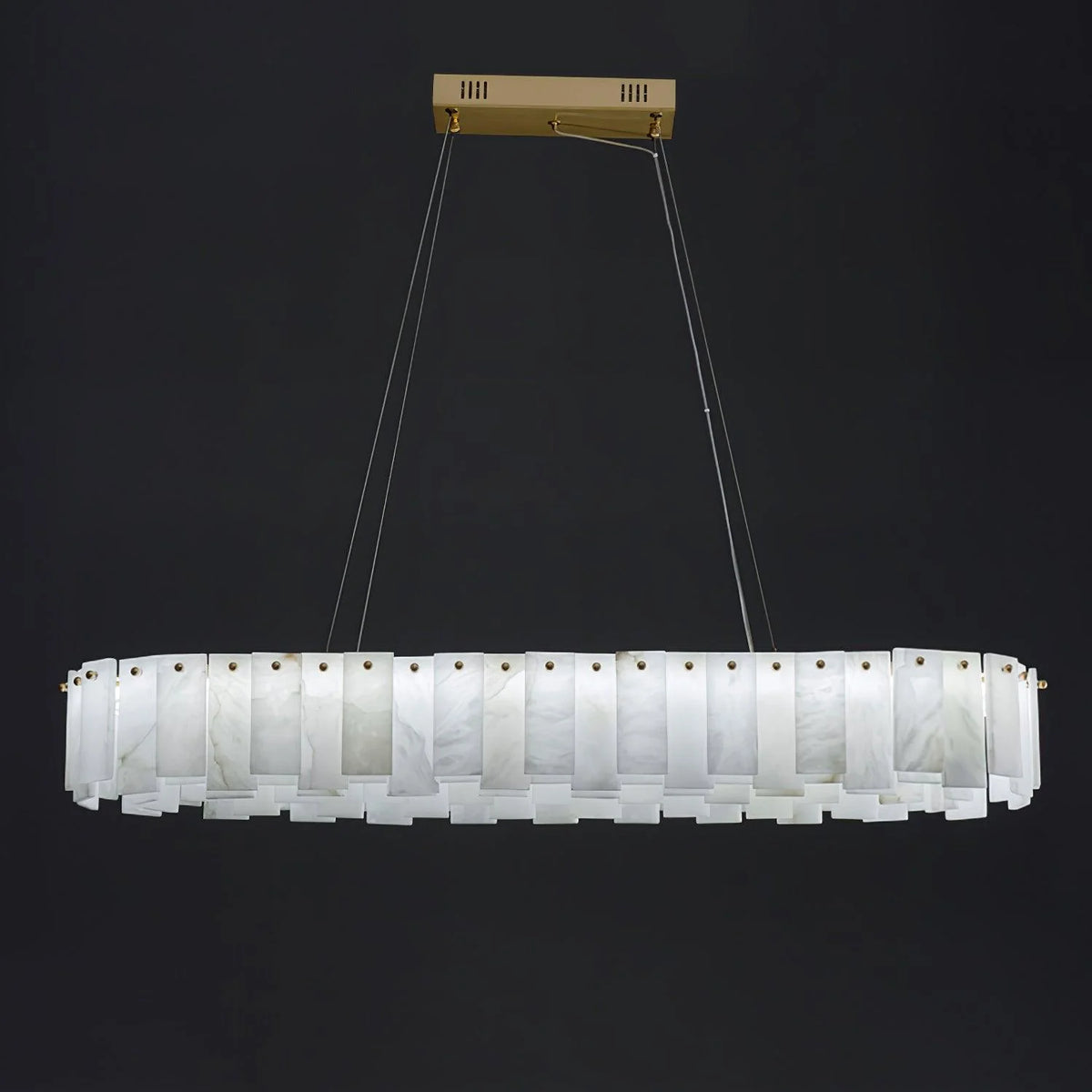 Celestial Alabaster Round Chandelier - Pre Order