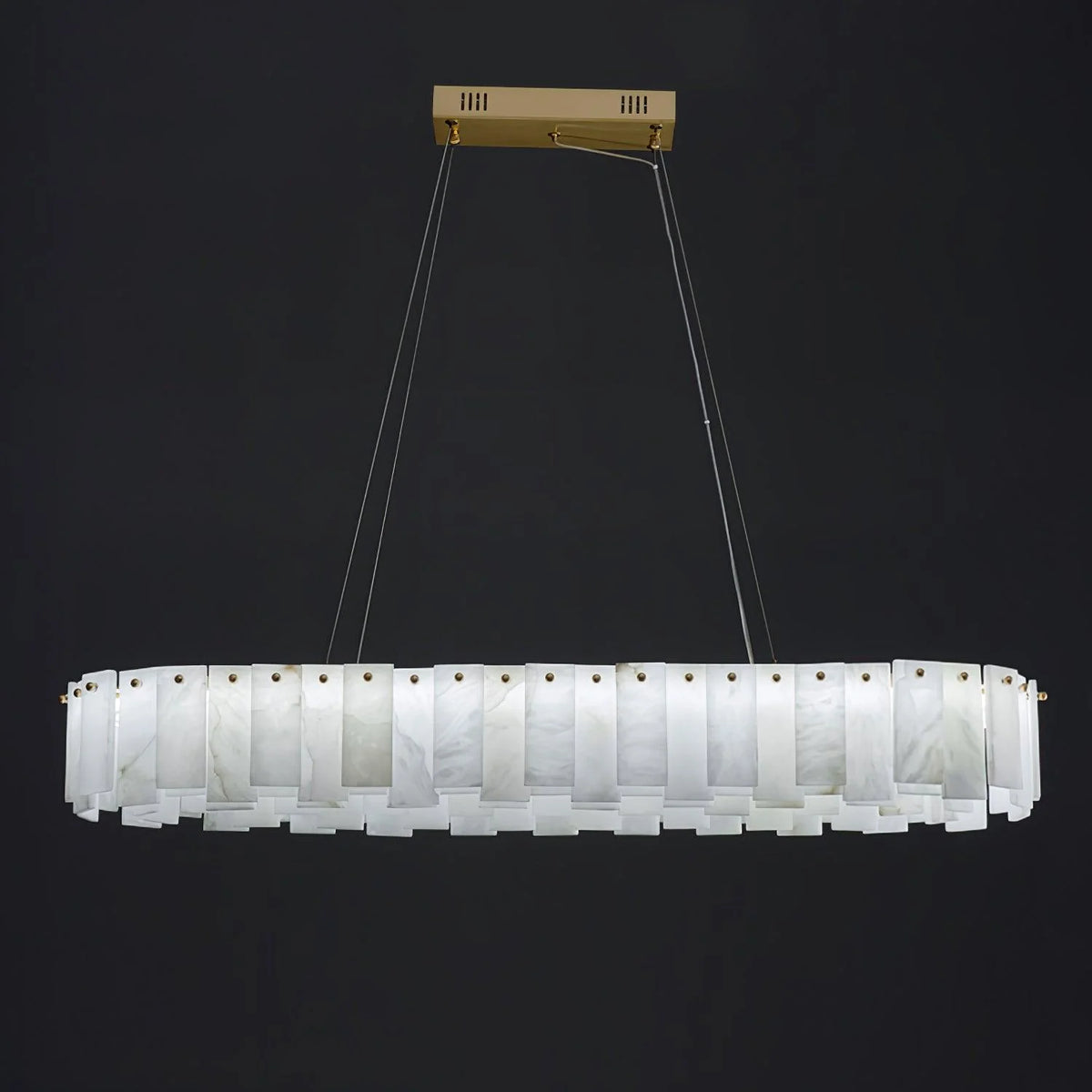 Celestial Alabaster Round Chandelier - Pre Order