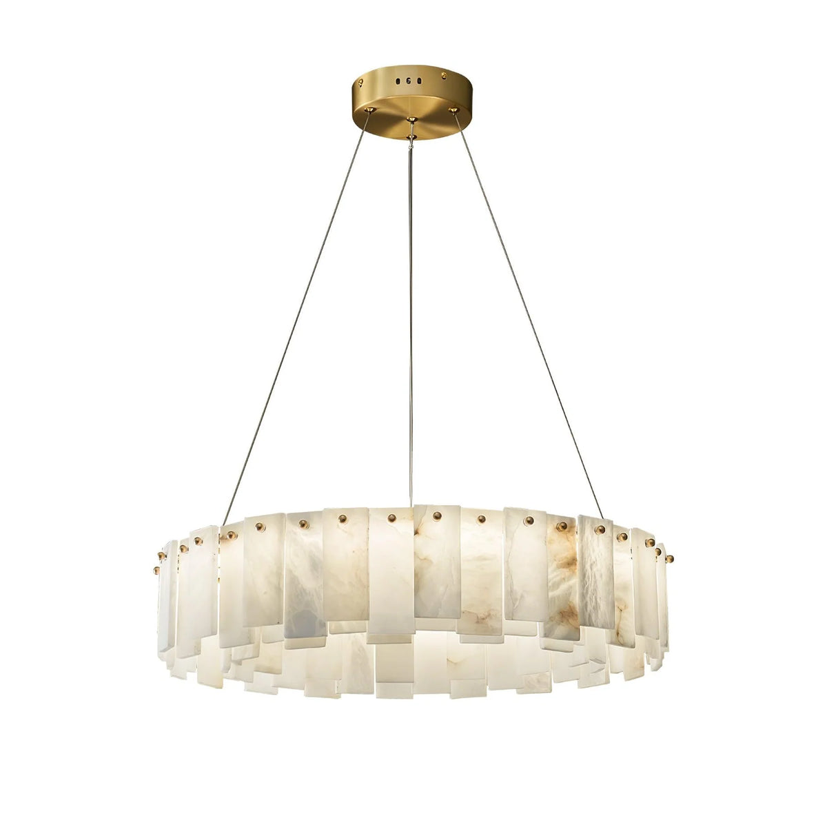Celestial Alabaster Round Chandelier - Pre Order