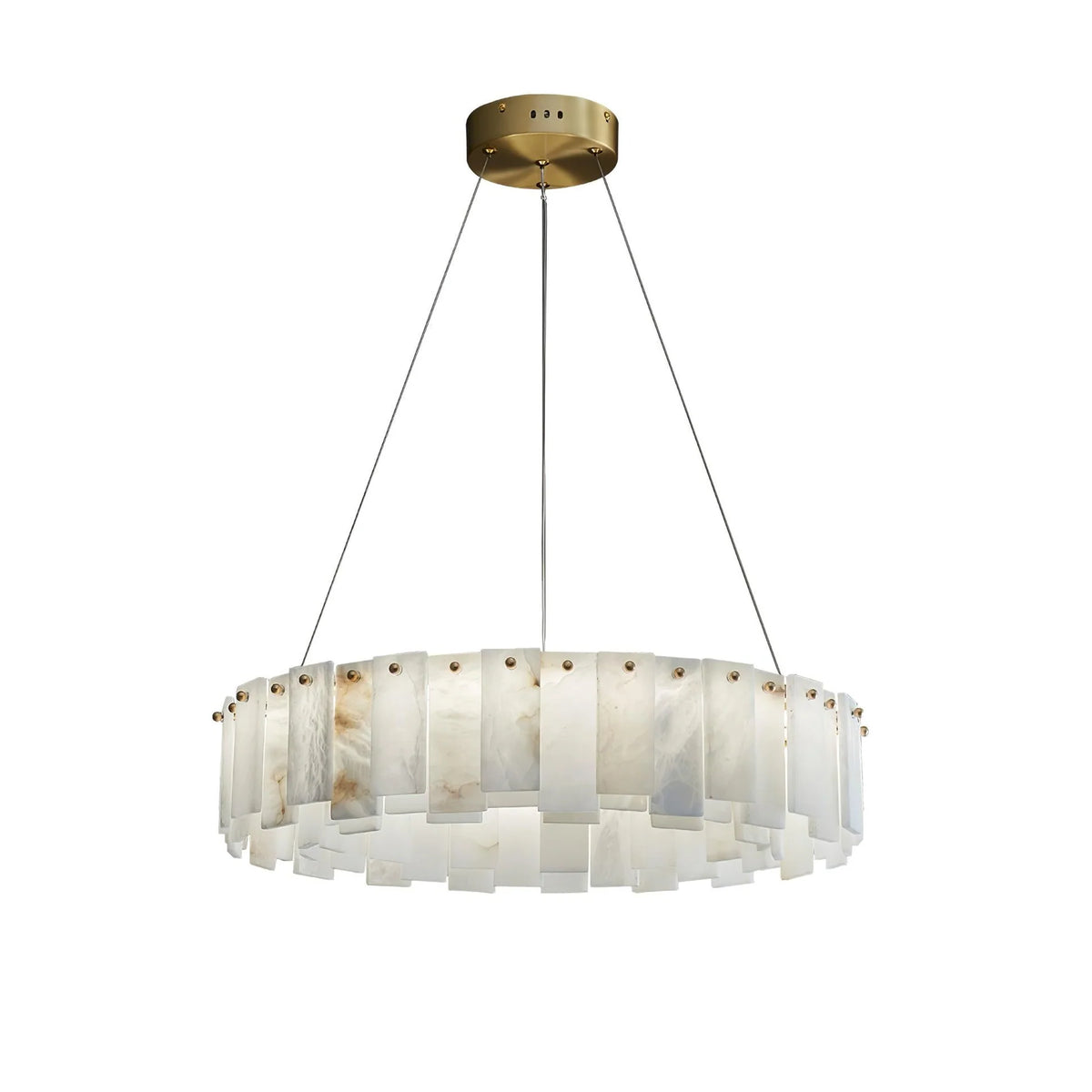 Celestial Alabaster Round Chandelier - Pre Order