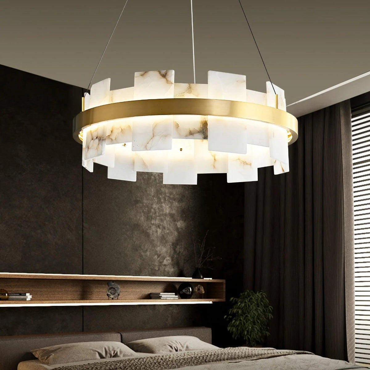 Alabaster Halo Chandelier - Pre Order