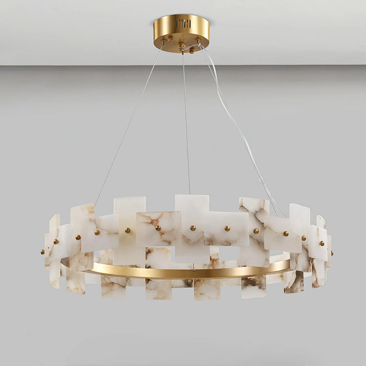 Alabaster Halo Chandelier - Pre Order