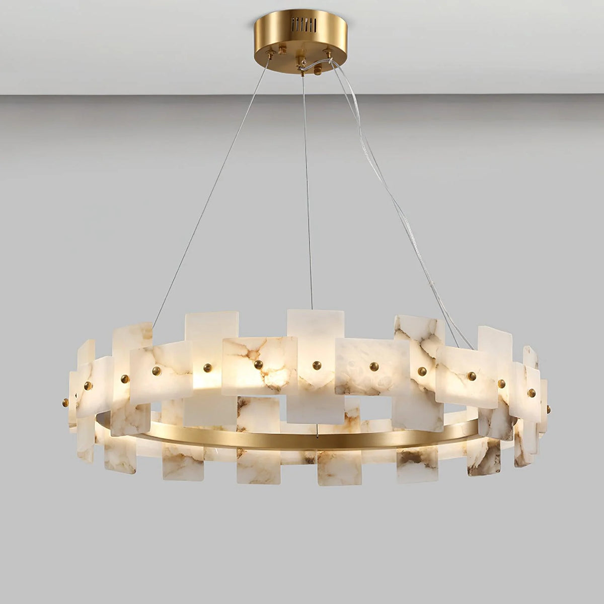 Alabaster Halo Chandelier - Pre Order