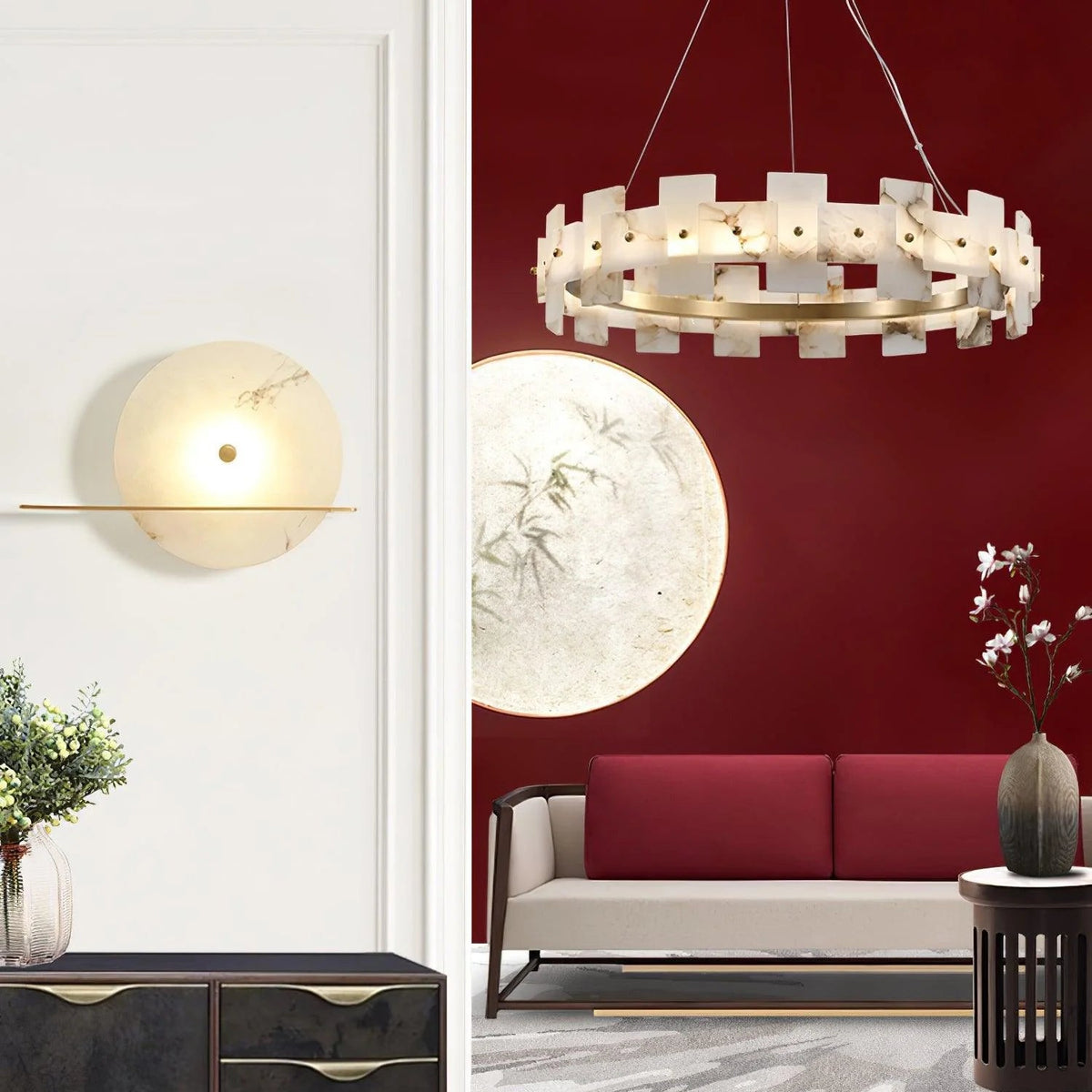 Alabaster Halo Chandelier - Pre Order