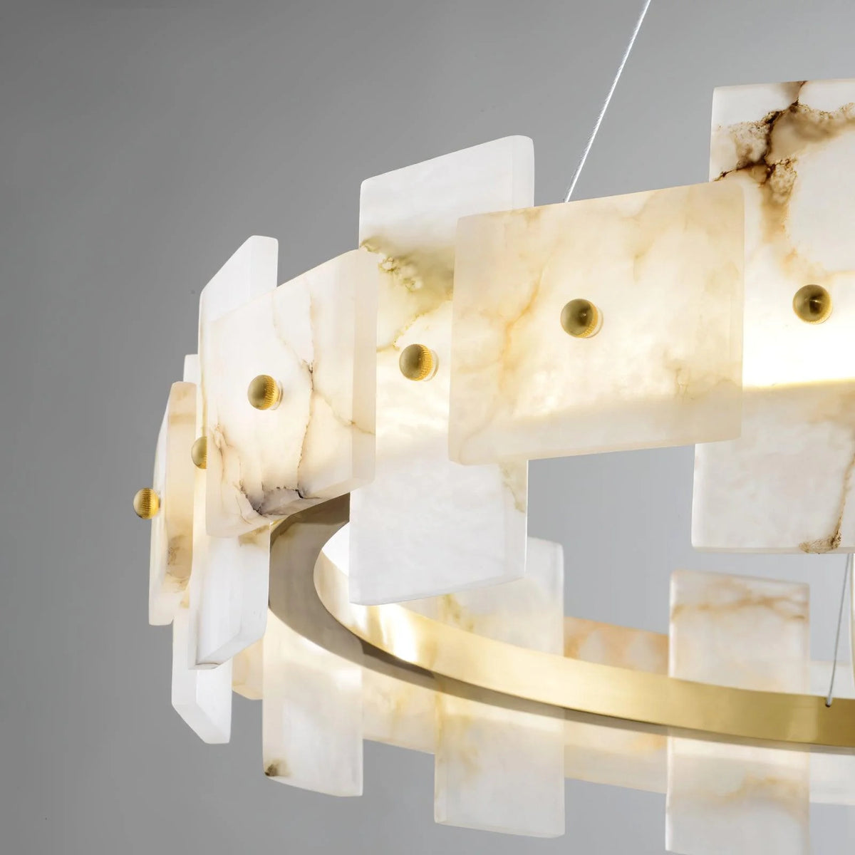 Alabaster Halo Chandelier - Pre Order
