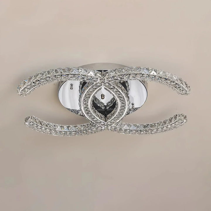 Chantale Ceiling Light Flush Mount – Front View Displaying Contemporary Round Design and Smooth Diffused Lighting