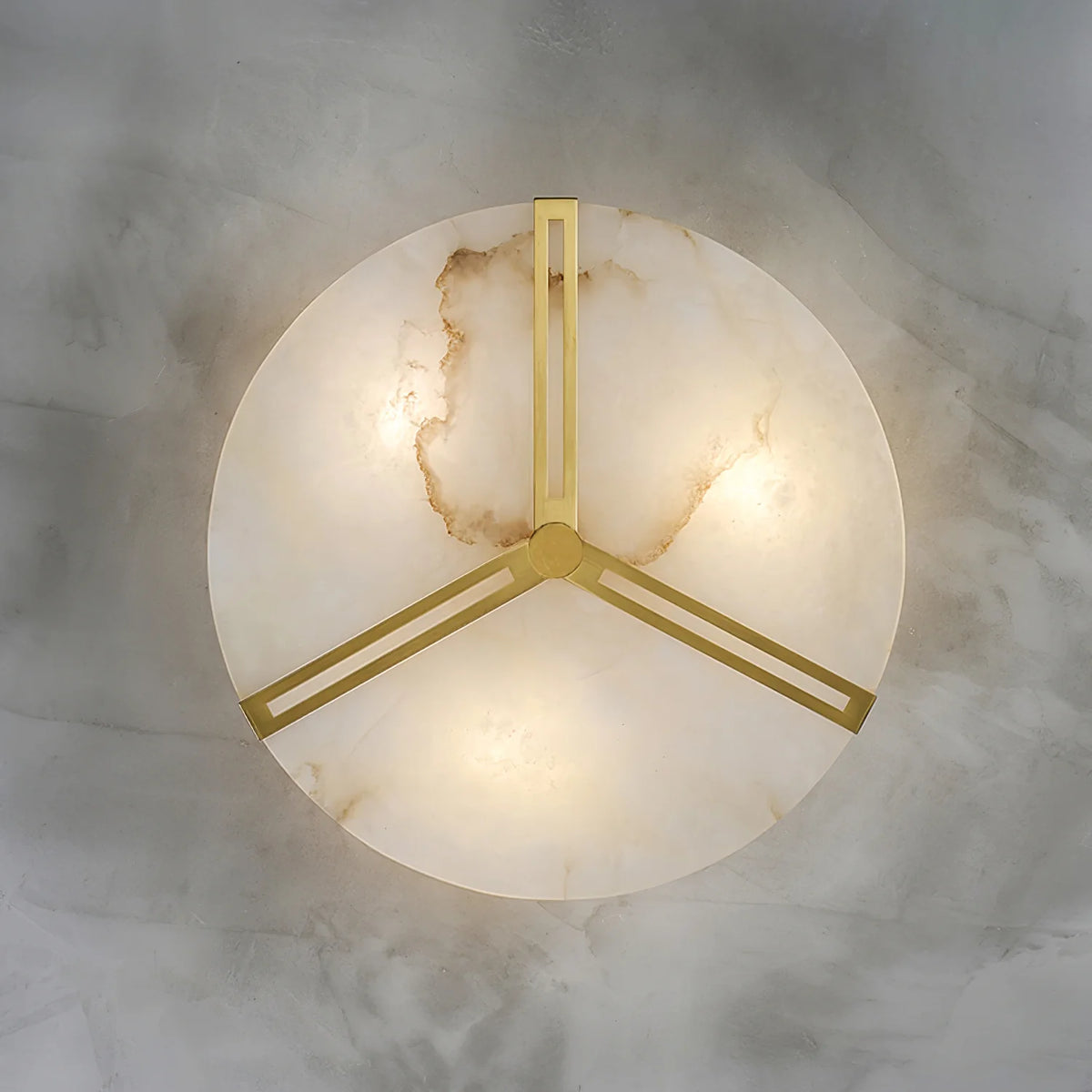 Clocks Alabaster Ceiling Light - Pre Order