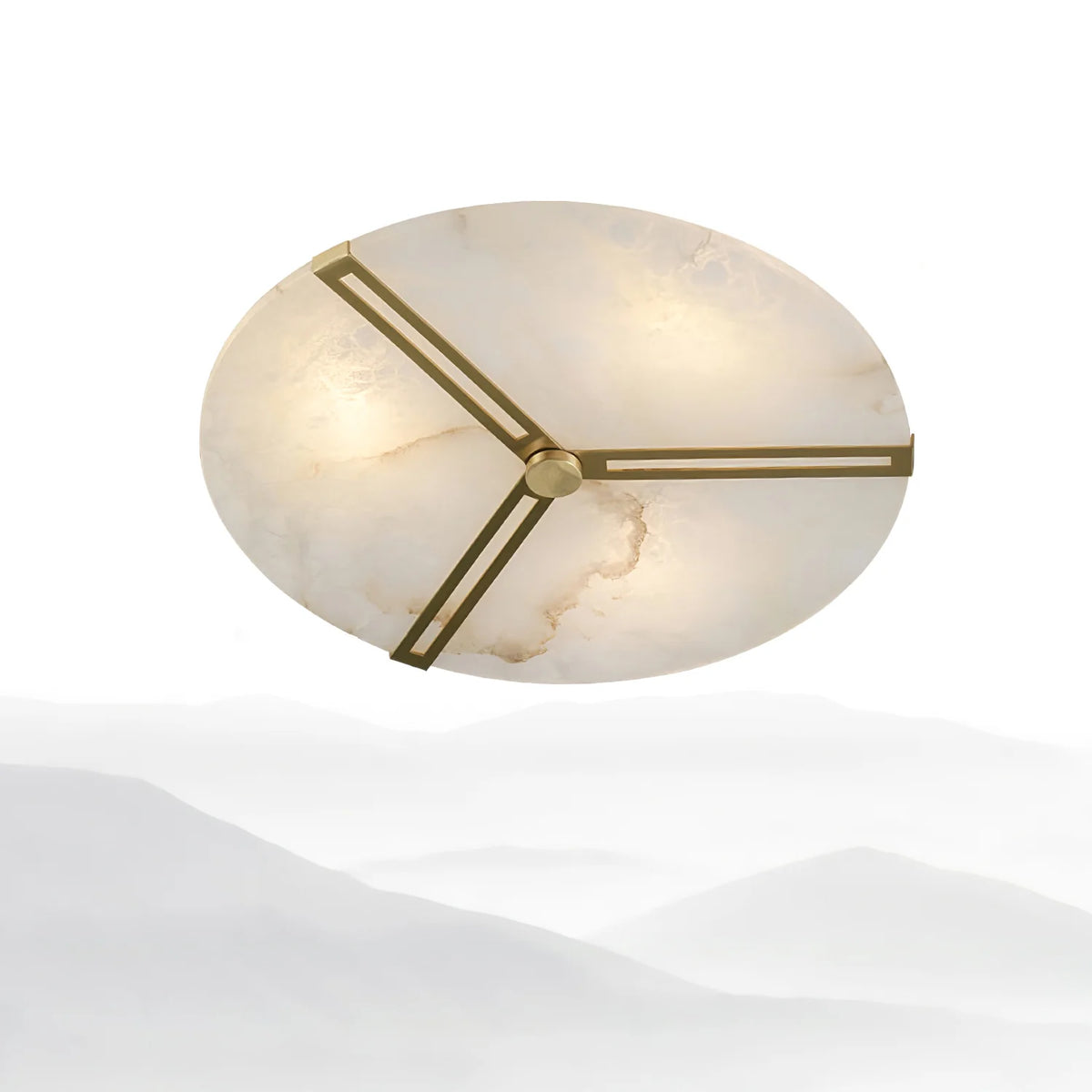 Clocks Alabaster Ceiling Light - Pre Order