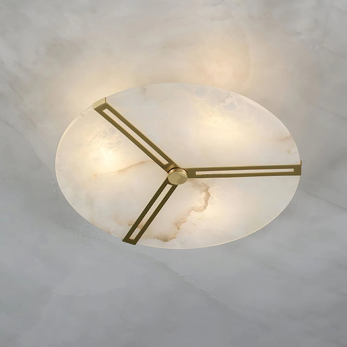Clocks Alabaster Ceiling Light - Pre Order