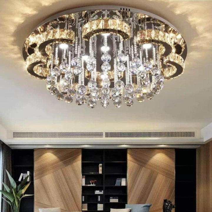 Clouds chandelier light in an elegant interior in Australia