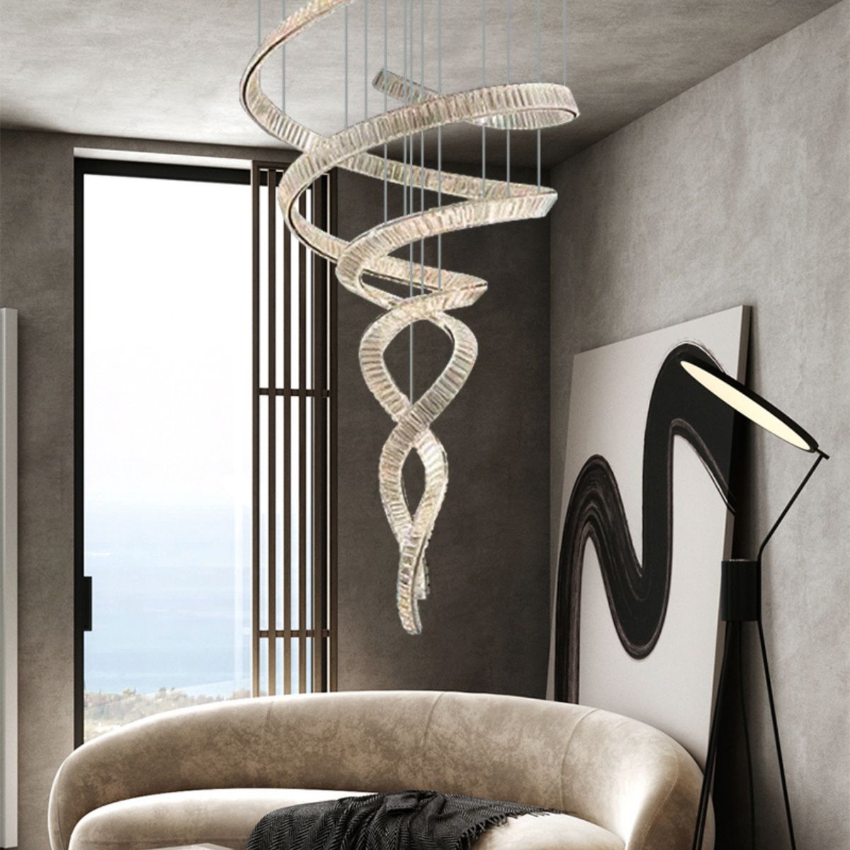 Constellation chandelier light in Australia, showcasing a star-inspired design with radiant, luxurious illumination