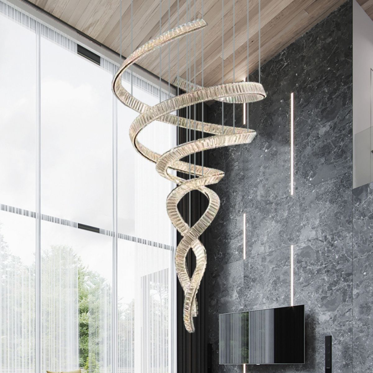Constellation chandelier light in Australia, showcasing a star-inspired design with radiant, luxurious illumination