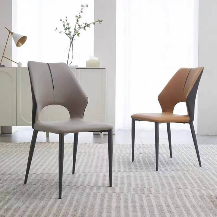 Cora Dining Chair Y70 in an elegant Australian interior – contemporary design with soft upholstery and a stylish curved silhouette