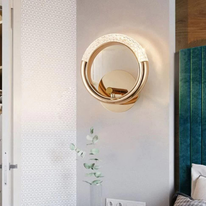 Coruscate Modern Round Wall Light – Stylish Contemporary Lighting Fixture for Interiors
