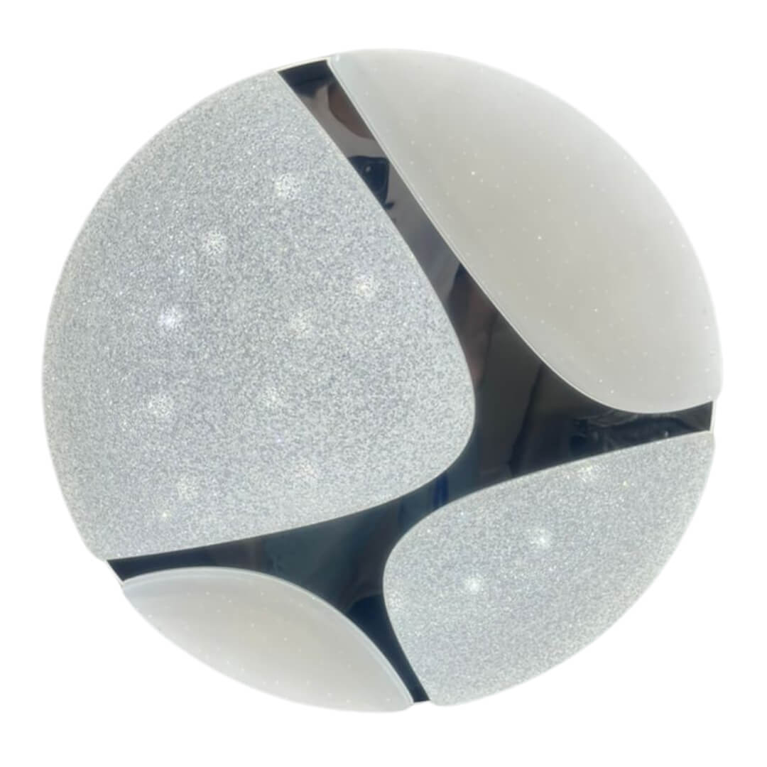 Cosmic Glow ceiling and wall light with modern design, emitting soft radiant illumination for stylish interiors