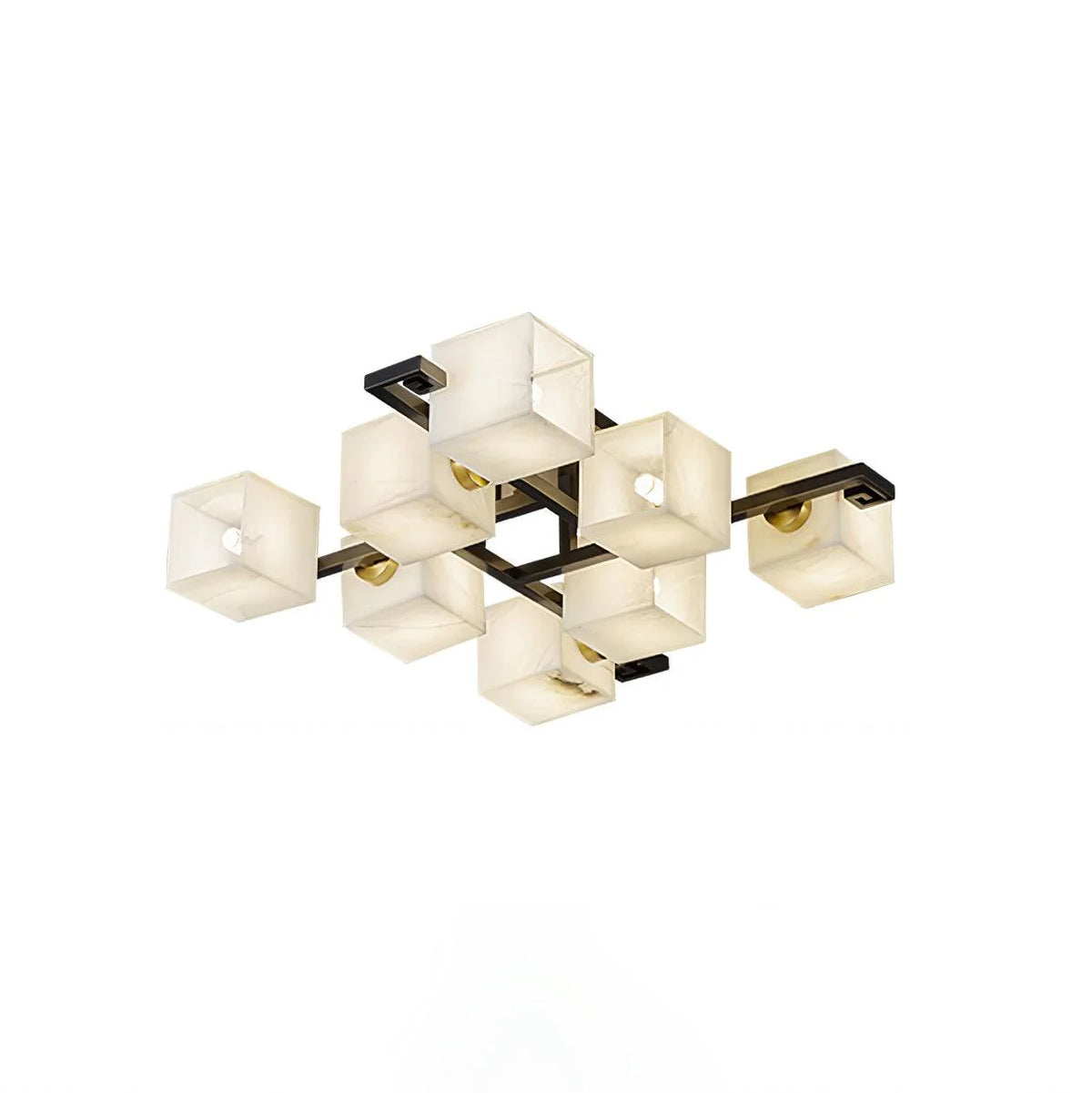 Cubist Alabaster Cluster Ceiling Lamp - Pre Order