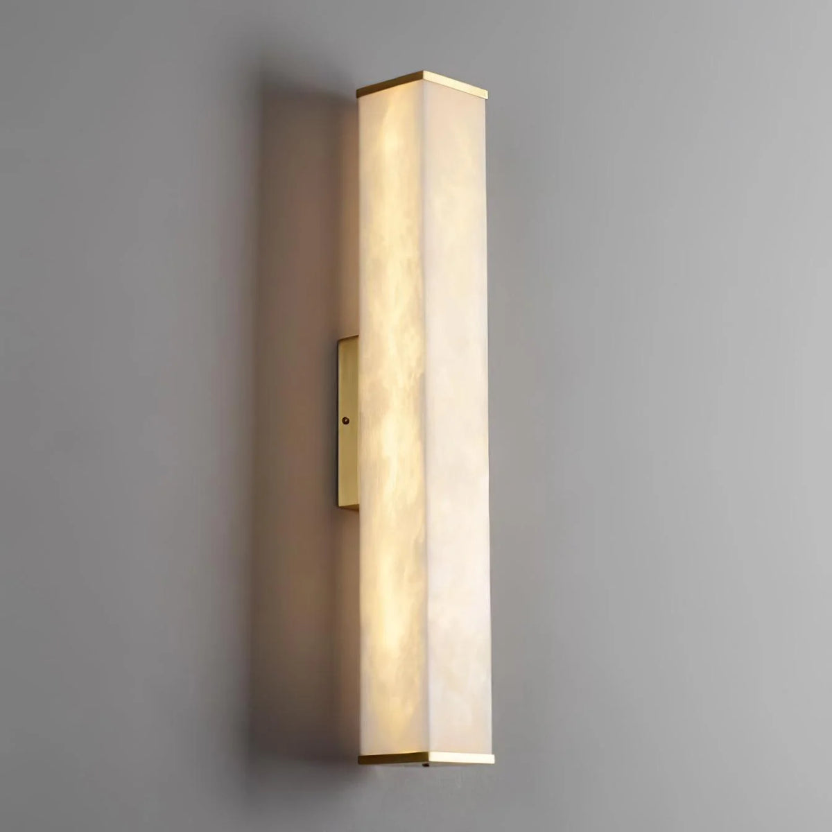 Cuboid Alabaster Wall Light - Pre Order