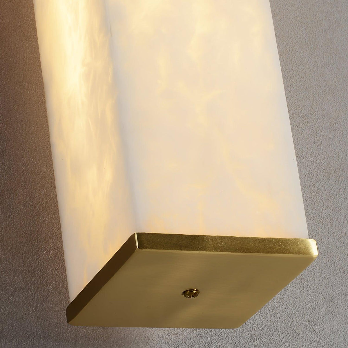 Cuboid Alabaster Wall Light - Pre Order