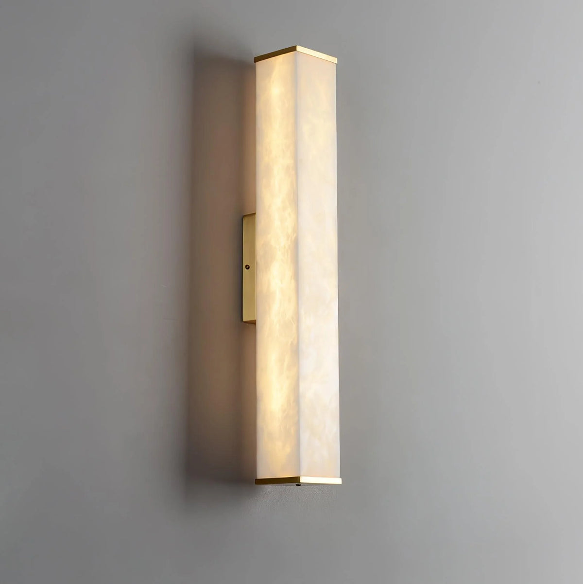 Cuboid Alabaster Wall Light - Pre Order