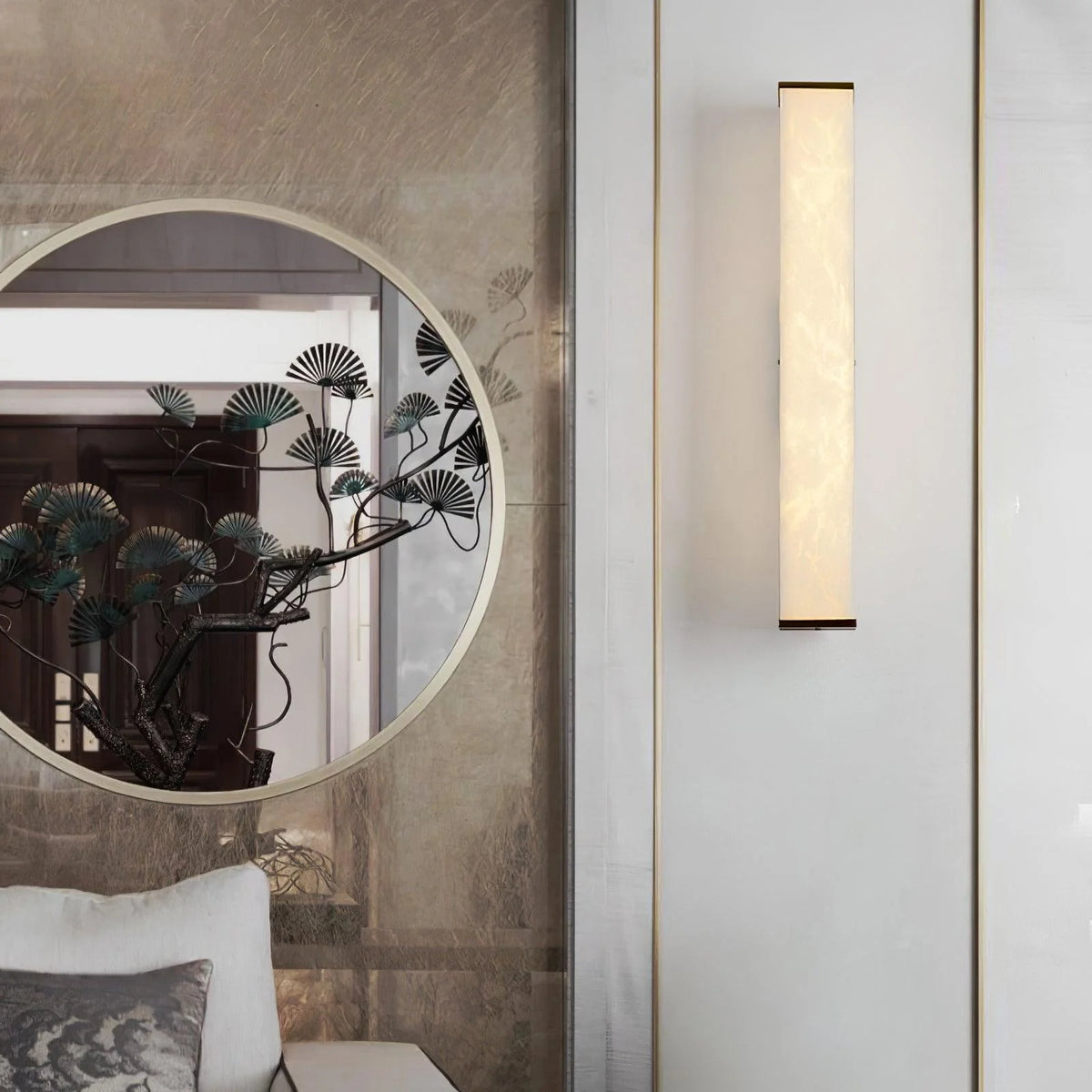 Cuboid Alabaster Wall Light - Pre Order
