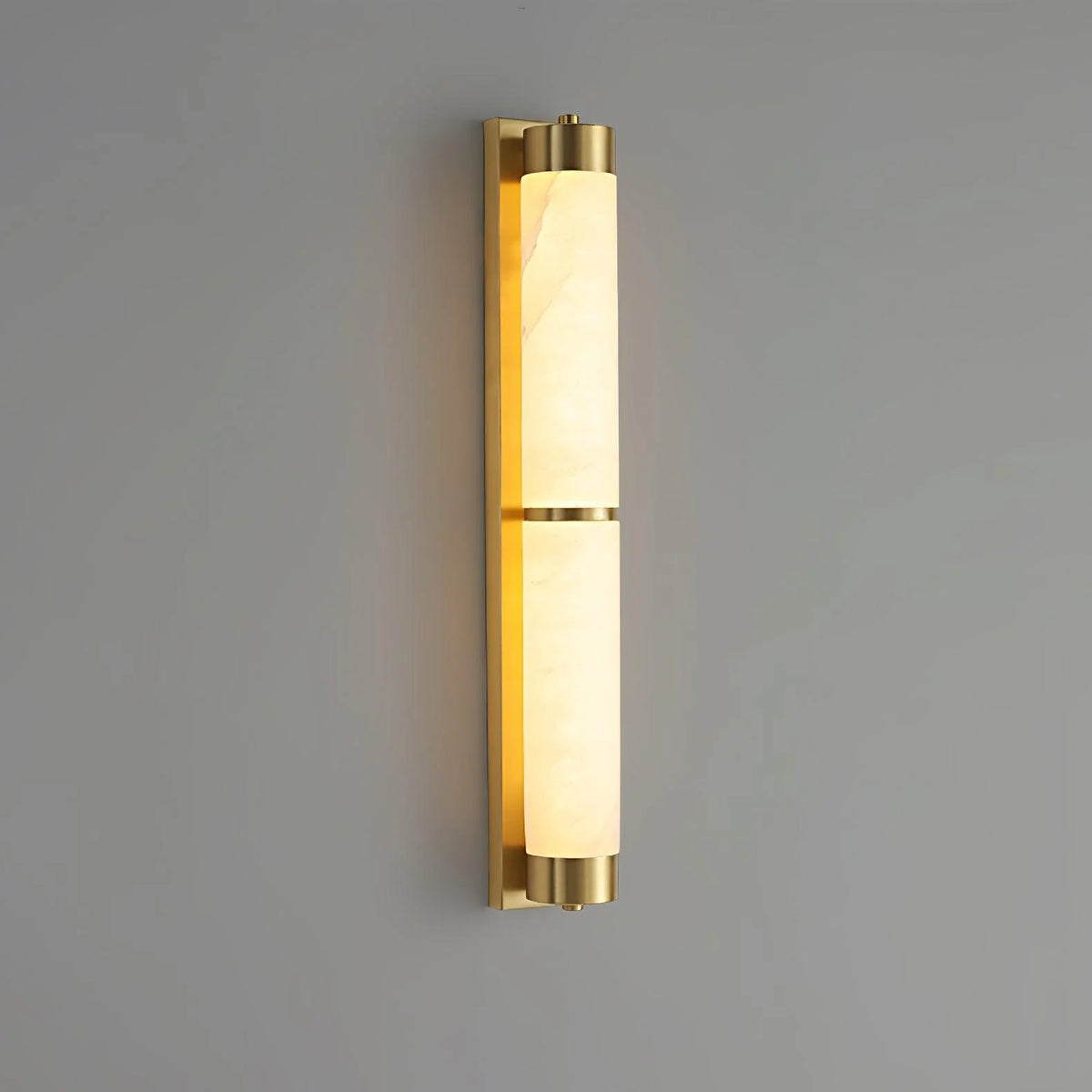 Cylindra Alabaster Brass Wall Light - Pre Order
