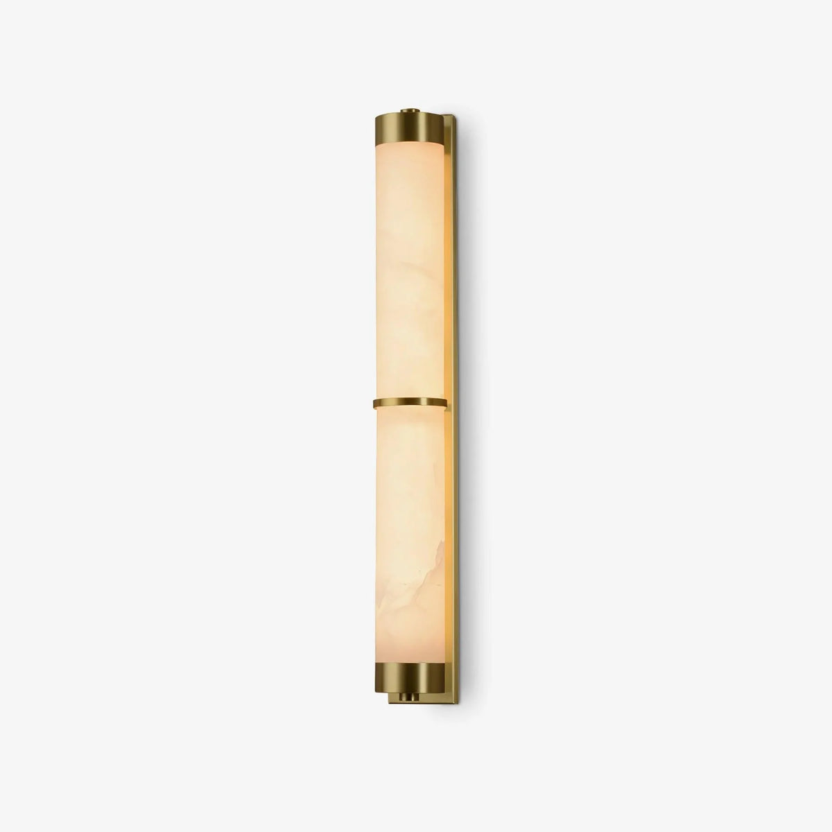 Cylindra Alabaster Brass Wall Light - Pre Order