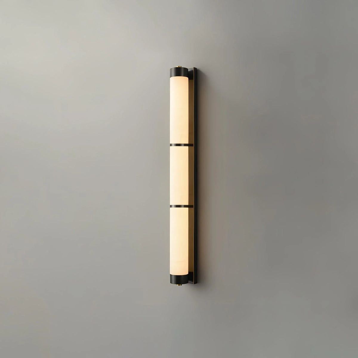 Cylindra Alabaster Brass Wall Light - Pre Order