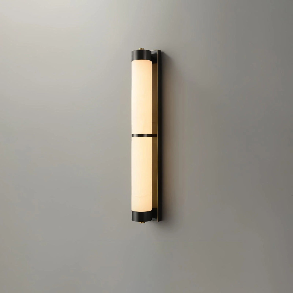 Cylindra Alabaster Brass Wall Light - Pre Order