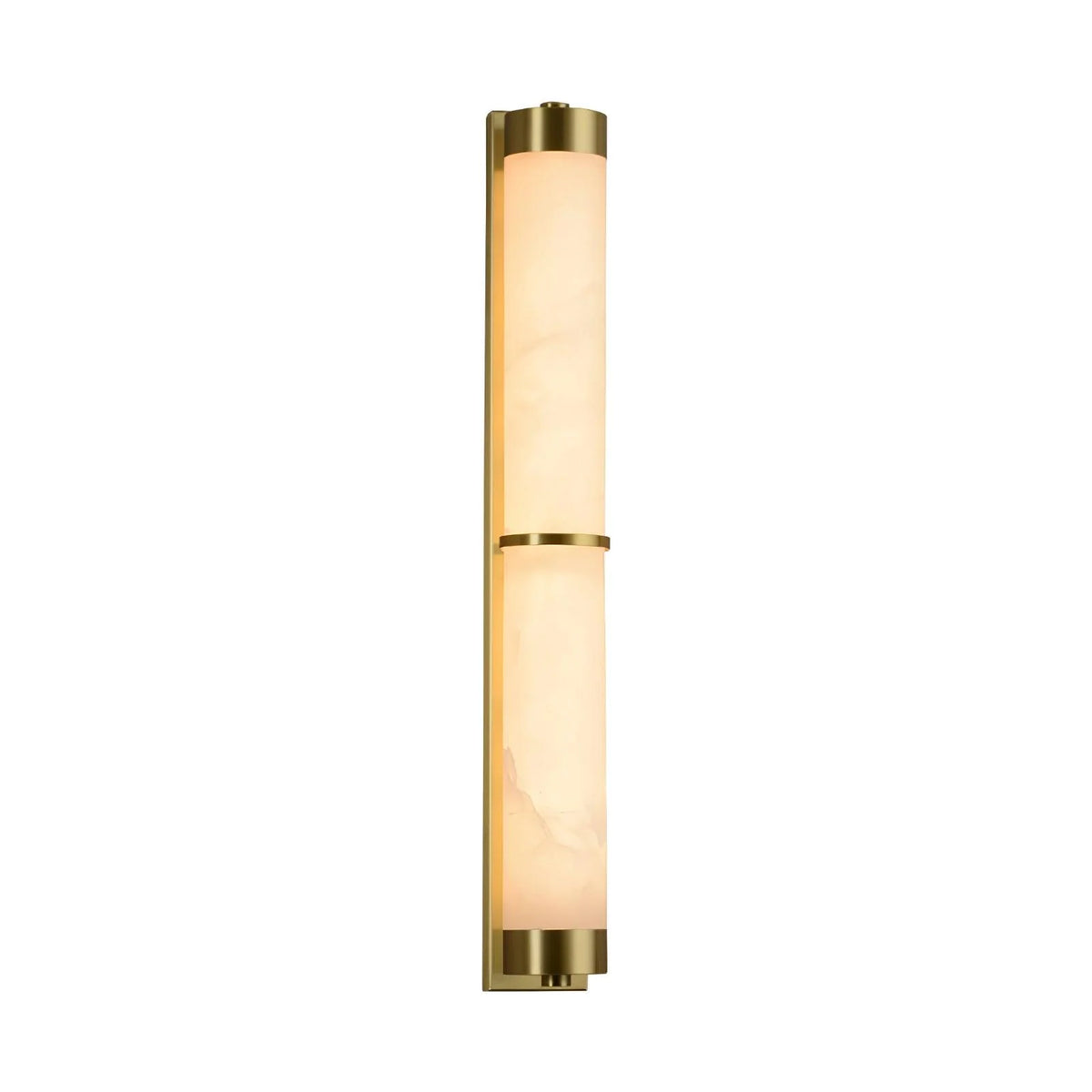 Cylindra Alabaster Brass Wall Light - Pre Order