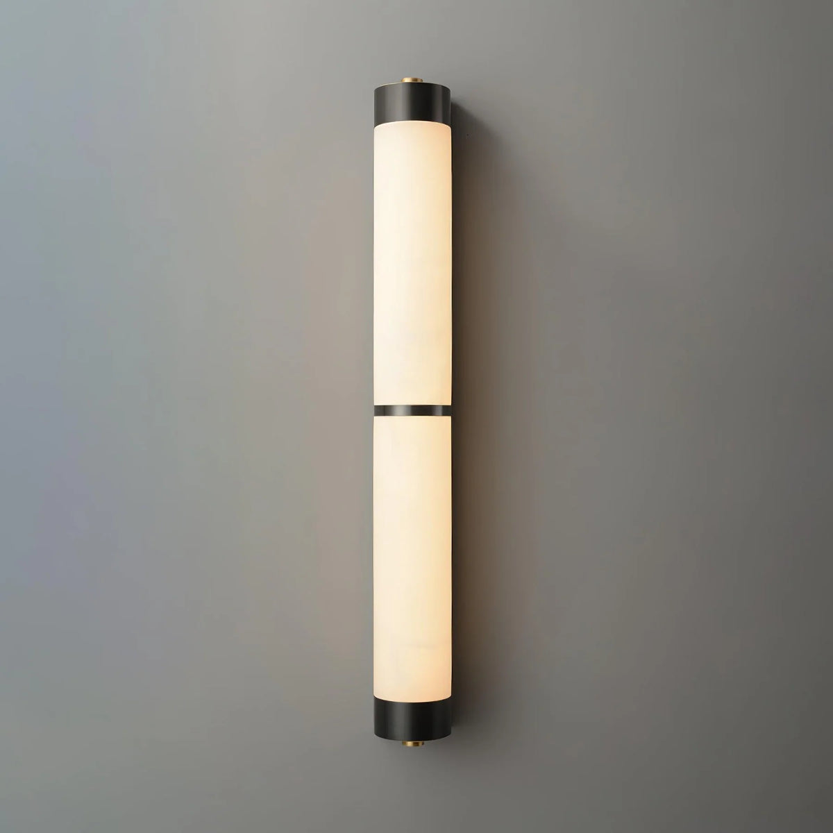 Cylindra Alabaster Brass Wall Light - Pre Order