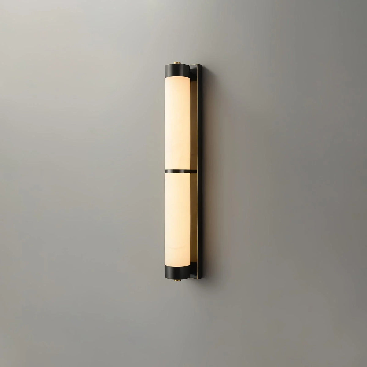 Cylindra Alabaster Brass Wall Light - Pre Order