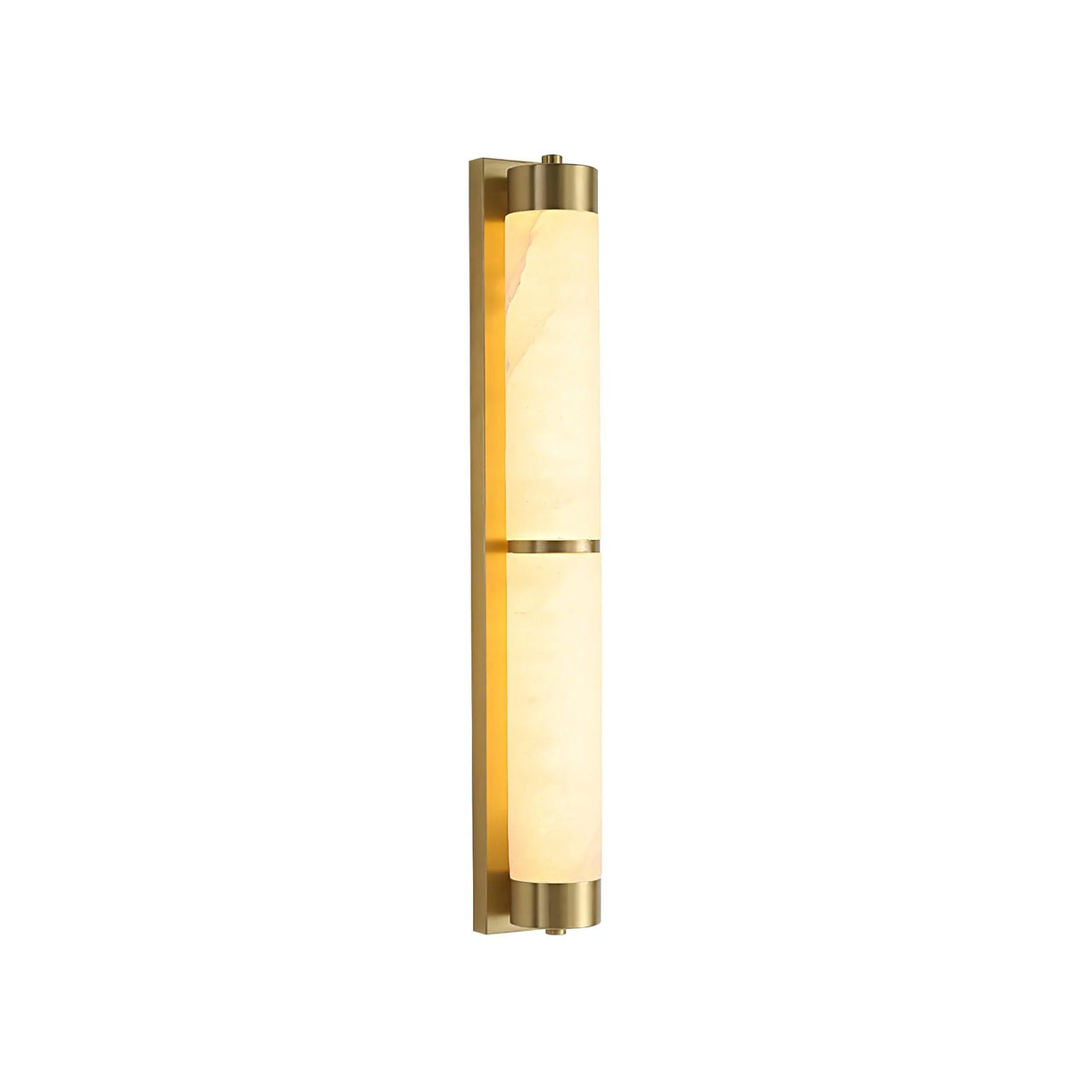 Cylindra Alabaster Brass Wall Light - Pre Order